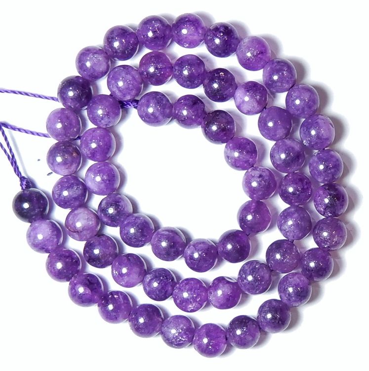 Strang Echte Nat Rliche Amethyst Perlen Mm Kaufen Auf Ricardo