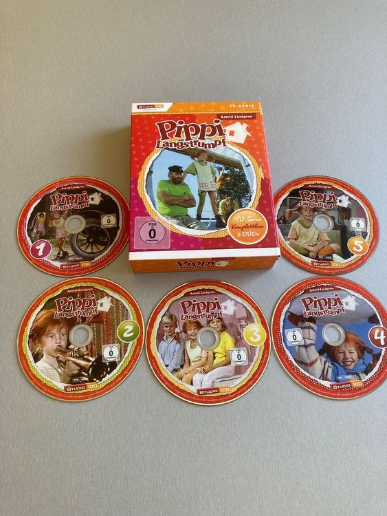 Dvd Box Pippi Langstrumpf Tv Serie Mit Dvds Kaufen Auf Ricardo