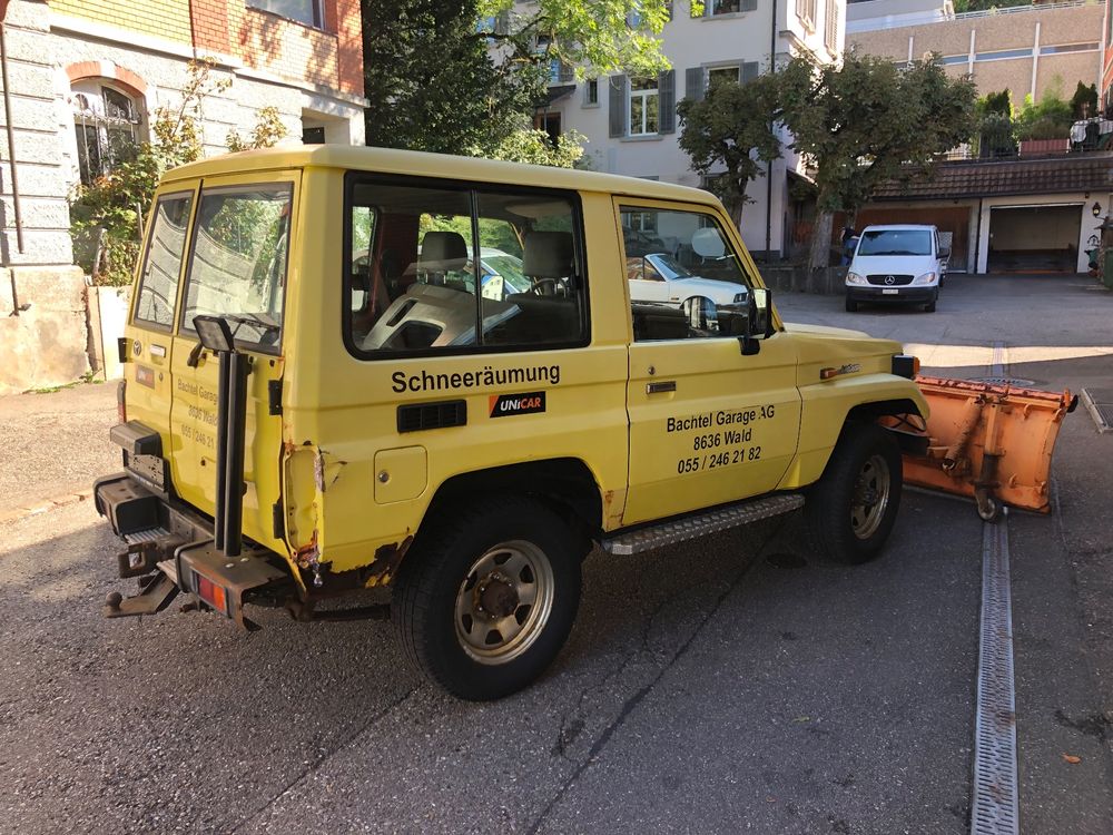 Toyota Land Cruiser HZJ70 Mit Schneepflug 2 2m Kaufen Auf Ricardo