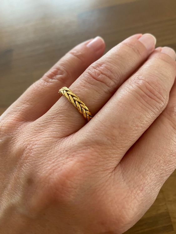 Gold Fingerring Fiona Une Ligne Kaufen Auf Ricardo