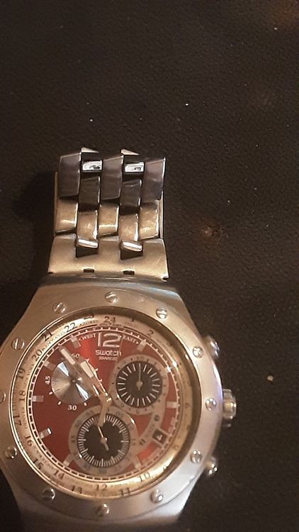 Swatch Irony XXL Chronograph quarz läuft Kaufen auf Ricardo