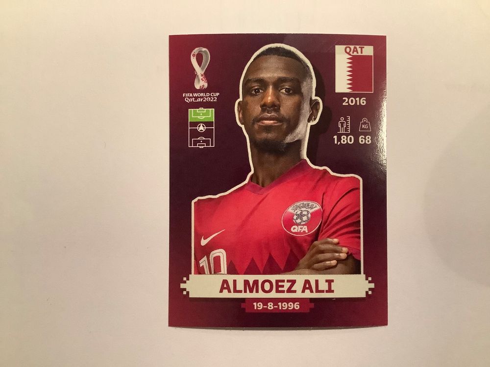 Panini WM 2022 QAT 19 Almoez Ali Kaufen Auf Ricardo