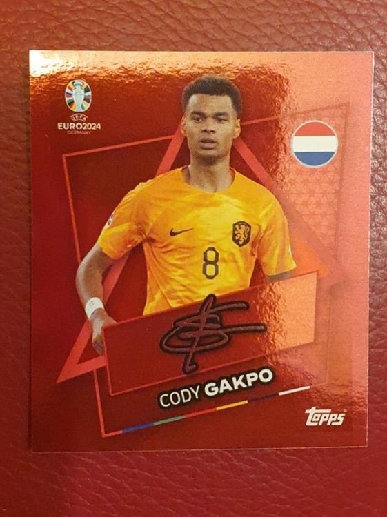 Topps UEFA Euro 2024 Sticker NED SP CODY GAKPO Comprare Su Ricardo