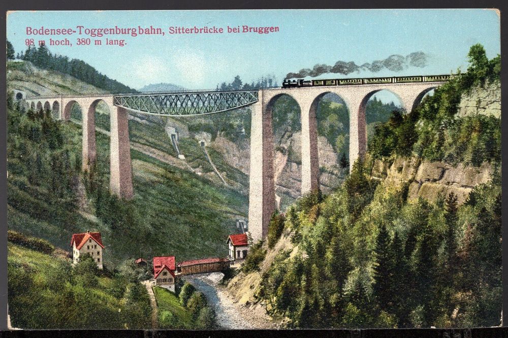 Bodensee Toggenburgbahn Sitterviadukt Bei Bruggen Kaufen Auf Ricardo