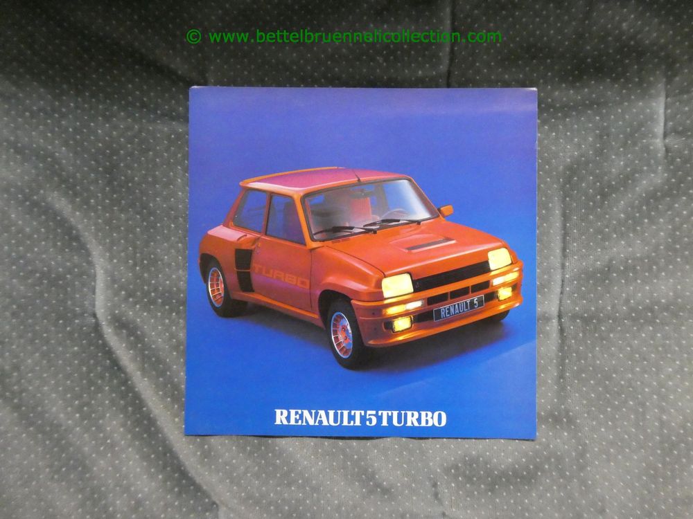 Renault R Turbo I Prospekt Deutsch Kaufen Auf Ricardo