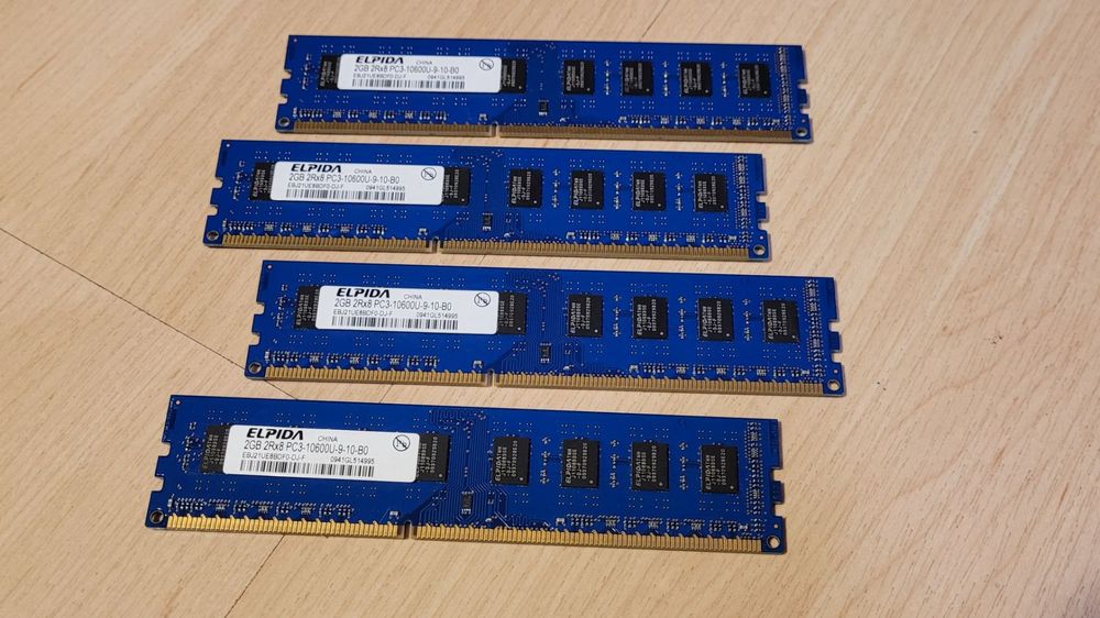 4 X 2 GB Elpida PC310600 Memory Modul 1333 MHz Kaufen Auf Ricardo