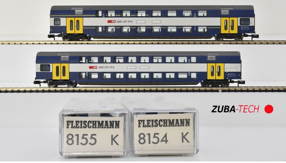 Fleischmann 2x DPZ Personenwagen SBB S Bahn Zürich Spur N Kaufen auf