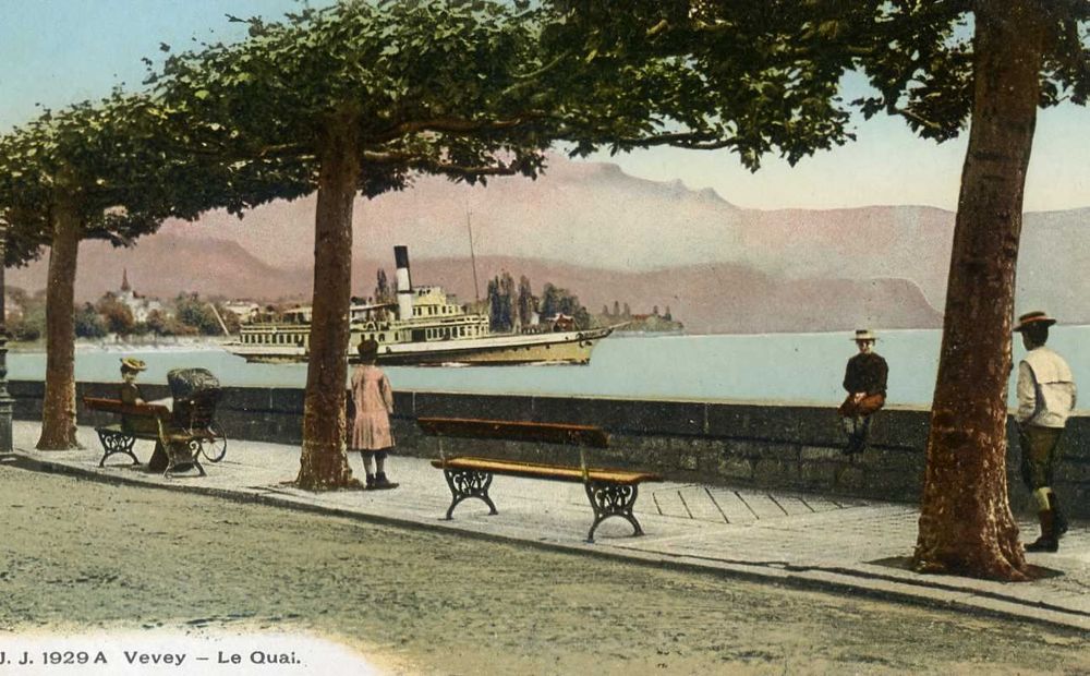 Raddampfer in Vevey Lac Léman Schiff Genfersee Kaufen auf Ricardo