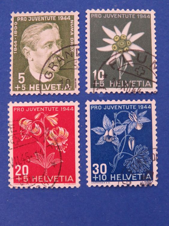 Pro Juventute Serie Alpenblumen 1944 Gestempelt Kaufen Auf Ricardo