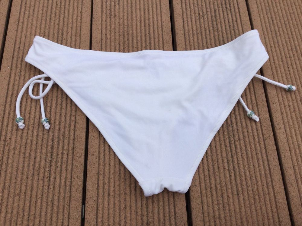 Maillot De Bain Bikini B Bas Blanc Turquoise Neuf Kaufen Auf