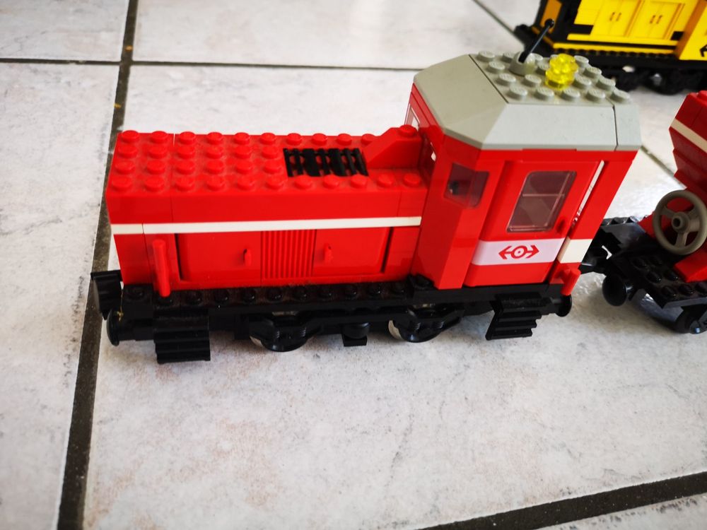 Selten Lego Gelber Lok Roter Zug Train V Mega Kaufen Auf