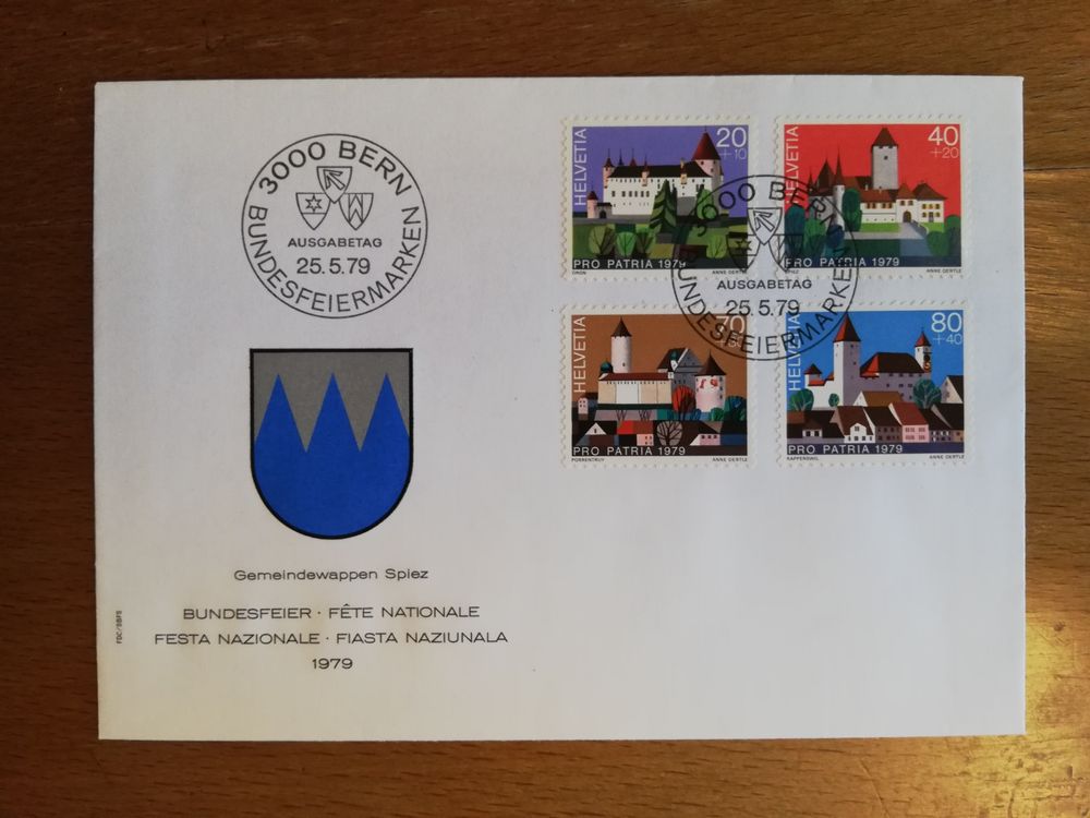 Schweizer Schl Sser Fdc Et Gest B B Kaufen Auf Ricardo