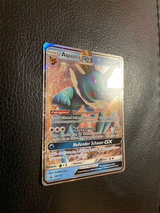 Sun And Moon Vaporeon Aquana GX Promo SM172 DE Ab 1 Kaufen Auf Ricardo