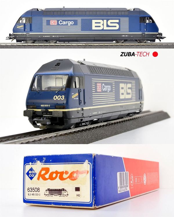 Roco 63508 E Lok Re 465 BLS DB Cargo H0 Acheter Sur Ricardo