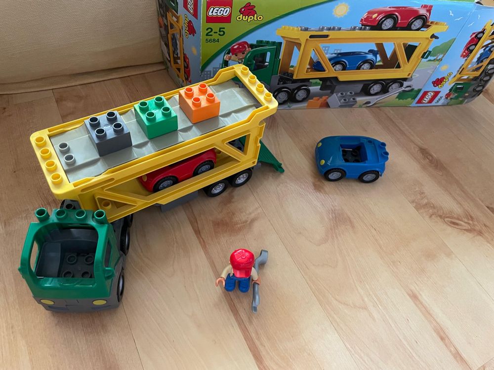 Lego Duplo Autotransporter Mit Autos Komplett Kaufen Auf Ricardo