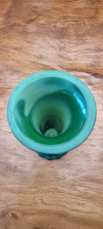 Cm Czech Art Deco Vase Of Nude Women Malachite Glass Kaufen Auf