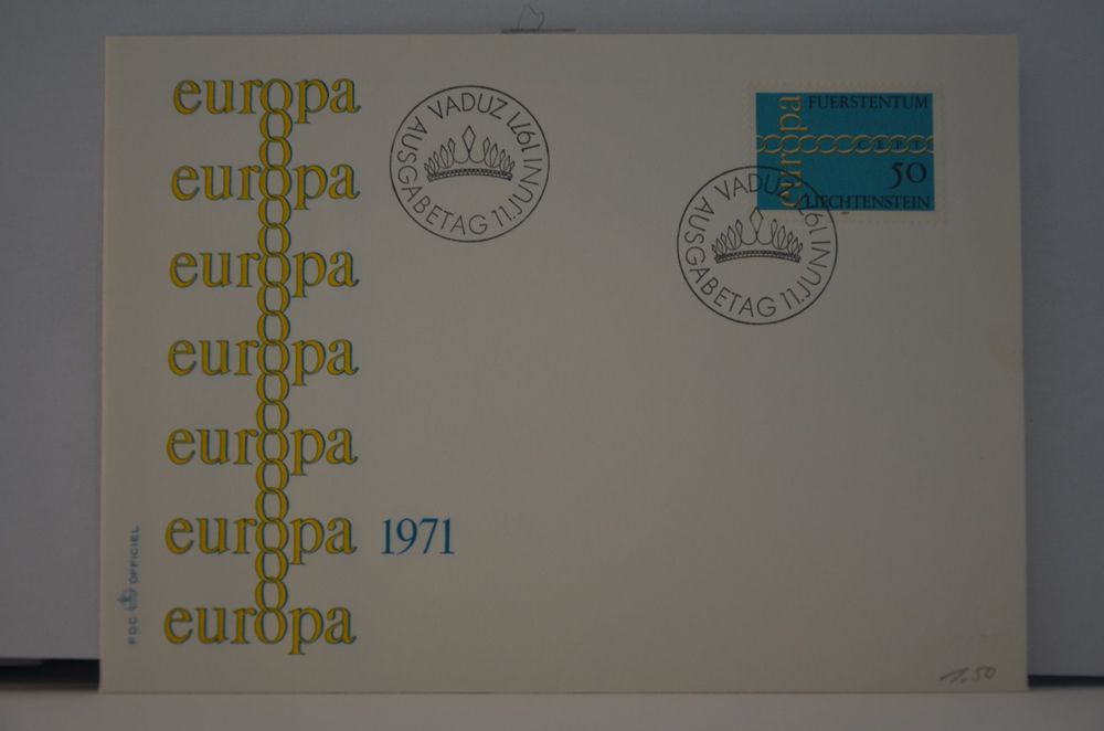 Ersttagesbrief F D C FL 11 06 1971 Vaduz Europa 1971 Kaufen Auf Ricardo