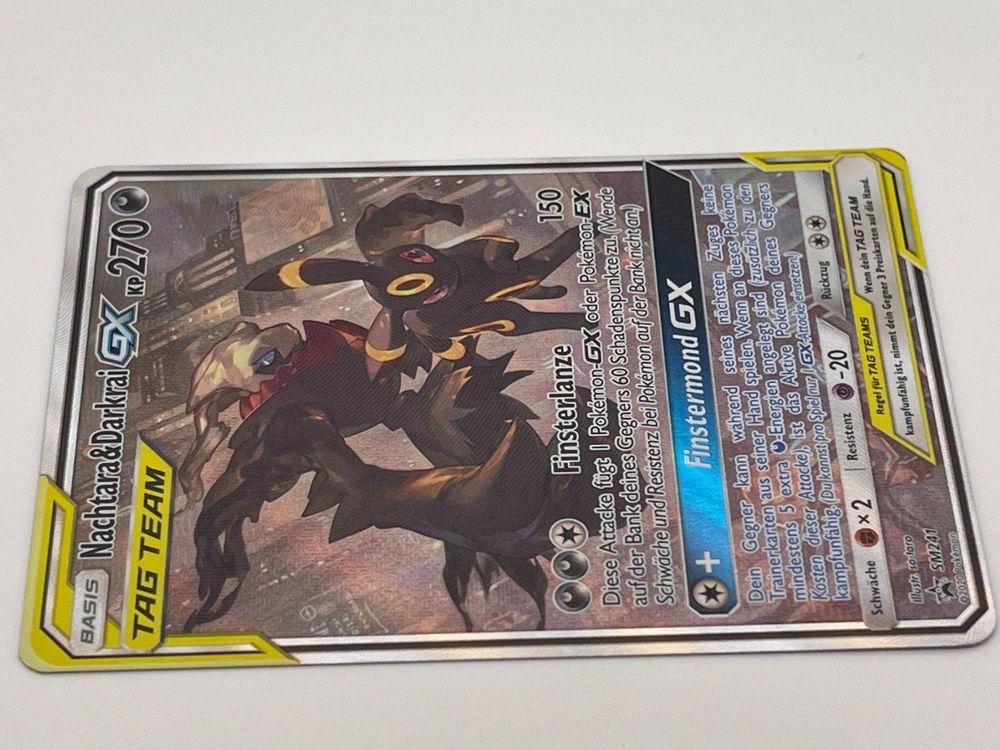 Nachtara Darkrai GX SM241 Ultra Rare Black Star Promos Kaufen Auf