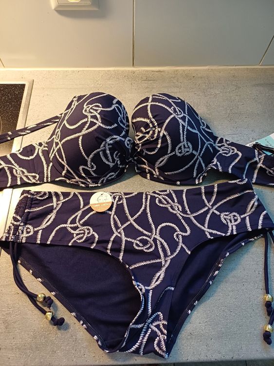 DORINA Bikini Grösse D dunkelblau neu mit Etikett Neu gemäss