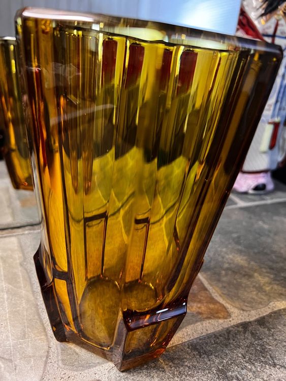 Art Deco Glasvasen 1930er RAR Sammelstück Kaufen auf Ricardo