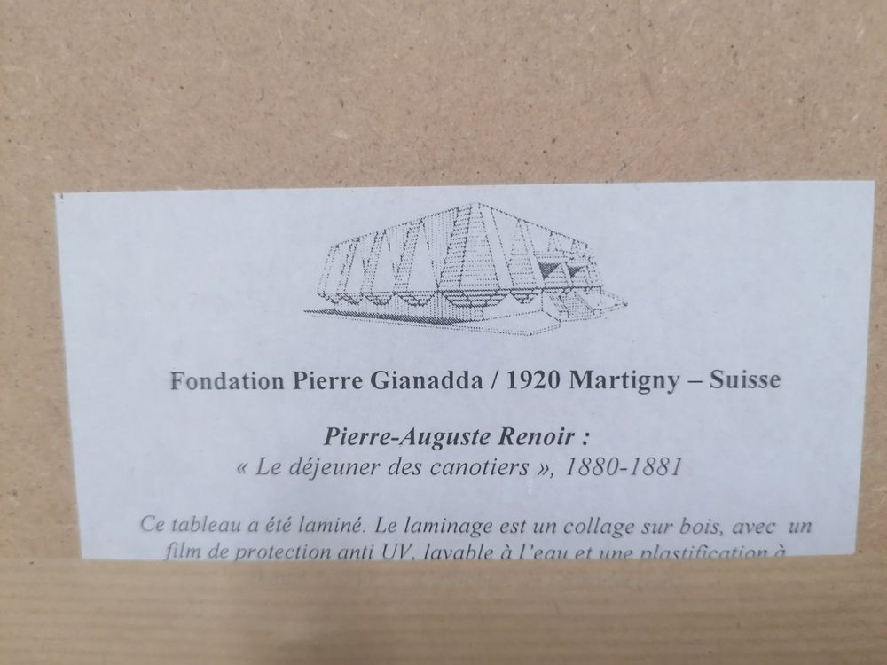 Pierre Auguste Renoir le déjeuner des canotiers Kaufen auf Ricardo