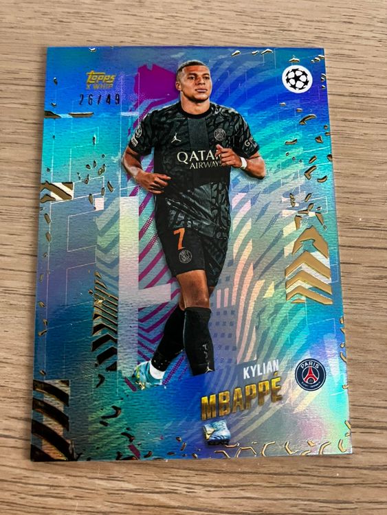 Topps Kylian Mbappe Blue Refractor Kaufen Auf Ricardo