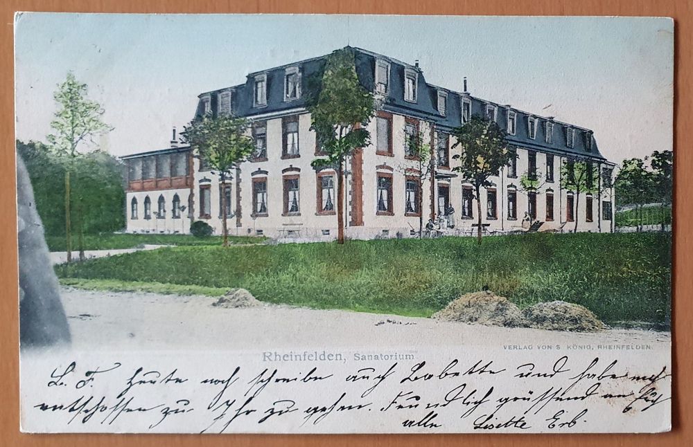 Rheinfelden Sanatorium 1904 Kaufen Auf Ricardo