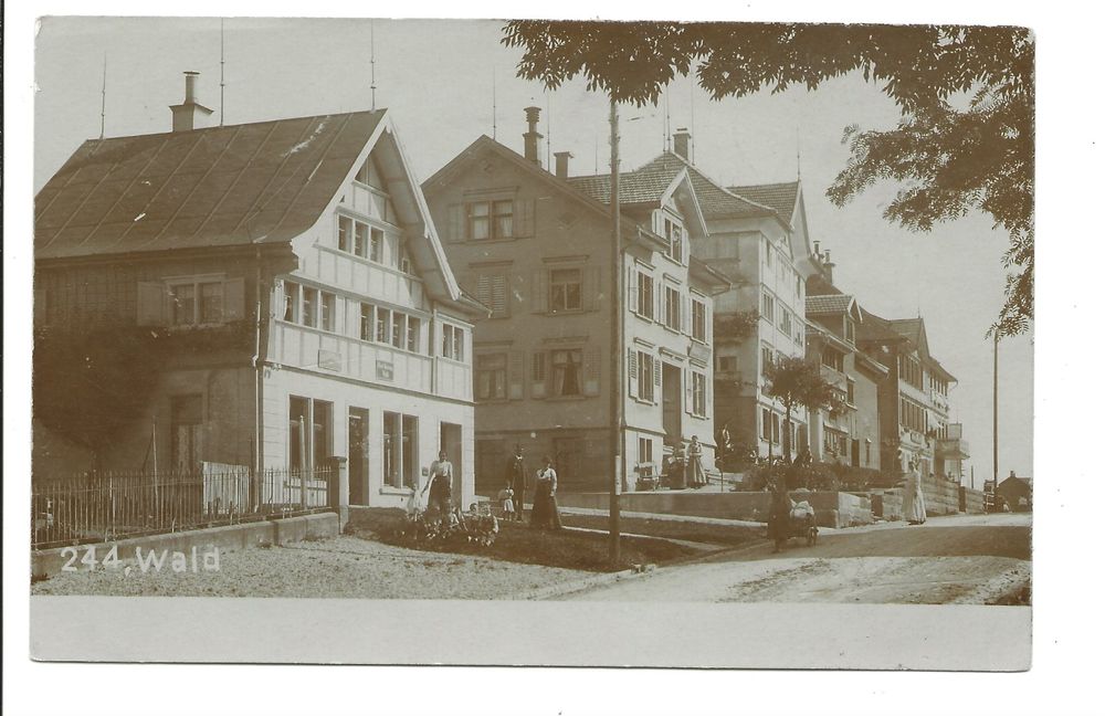 Wald Ar Dorfstrasse Post Bureau Echt Foto Ak Kaufen Auf