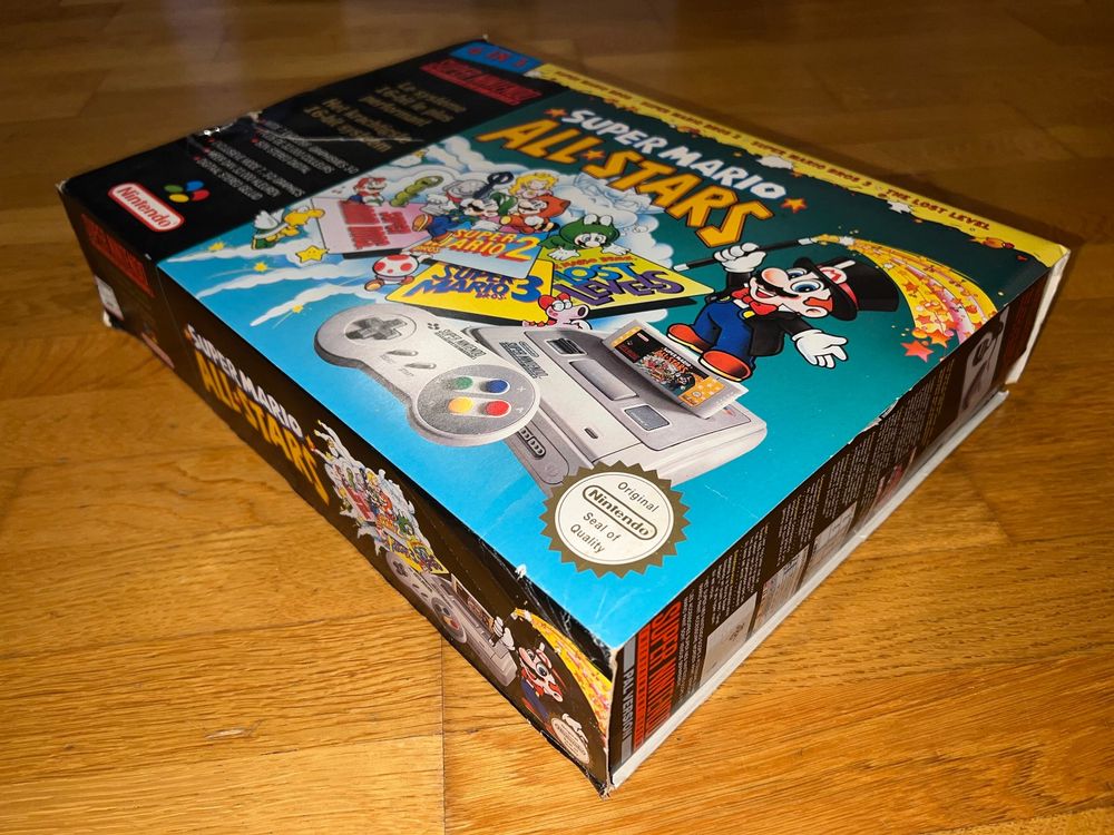 Super Nintendo Snes Konsole Super Mario All Stars Set Ovp Kaufen