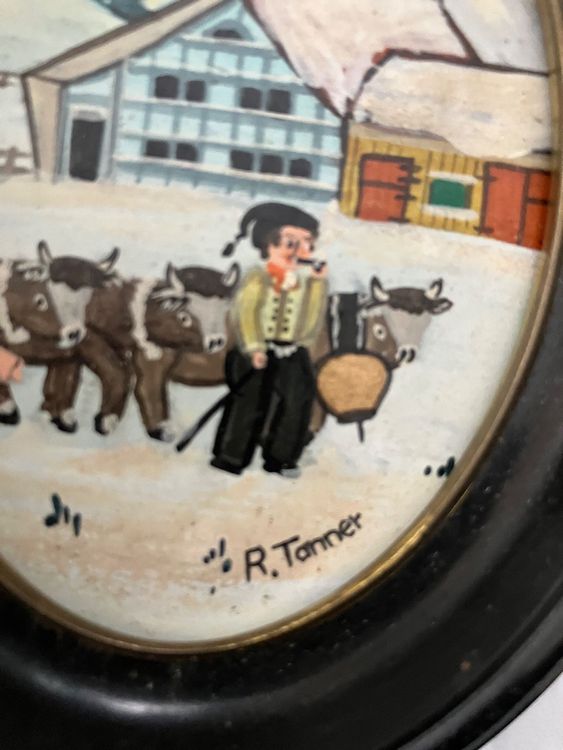 Ruth Tanner Appenzell Miniatur Gem Lde Gerahmt Top Zustand Kaufen Auf