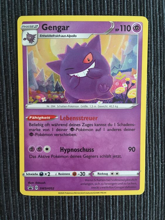 Pokemon Gengar Holo Promo Deutsch Kaufen Auf Ricardo