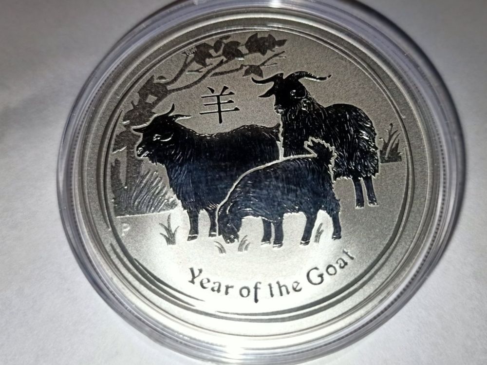 Oz Unze Lunar Ii Year Of The Goat Ziege Silber Kaufen Auf