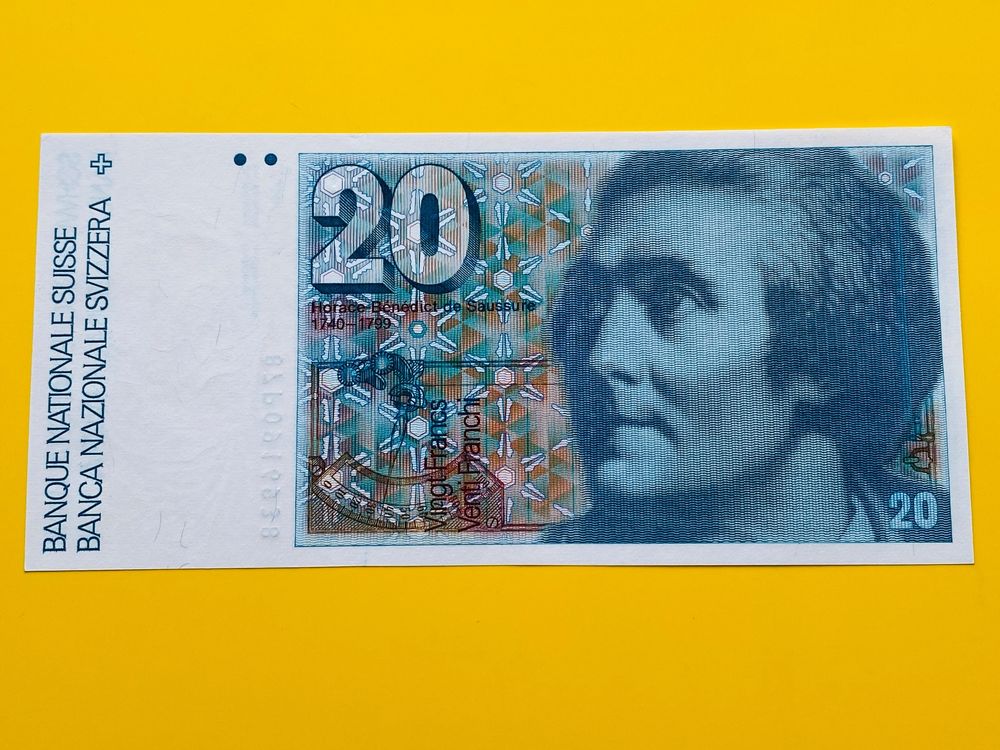 Banknote Bankfrisch Schweiz Top Zustand Sig Meyer Kaufen