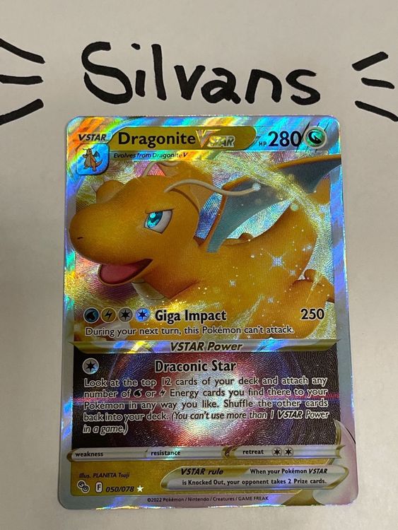 Dragonite Vstar Full Art 050 078 Pokemon Go Englisch Kaufen Auf Ricardo