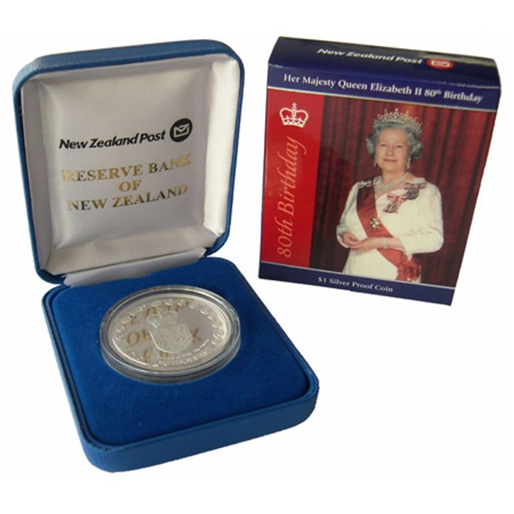 Queen Elizabeth Ii Th Birthday Silver Proof Coin Kaufen Auf