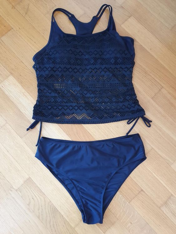 H Kel Bikini Tankini Mit Bh Gr Xl Schwarz Kaufen Auf Ricardo