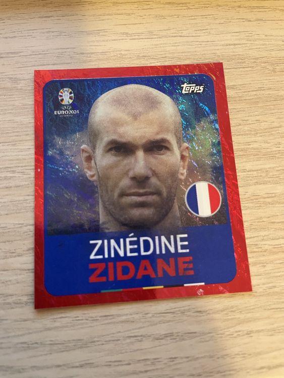 EM 2024 Topps Sticker Zinedine Zidane LEG 8 Kaufen Auf Ricardo