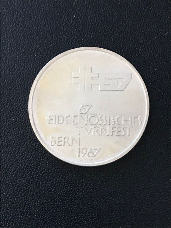 Eidg Turnfest Bern 1967 Silbermedaille Kaufen Auf Ricardo