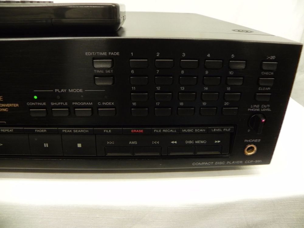 Sony Cdp Cd Player Mit Fb Acheter Sur Ricardo