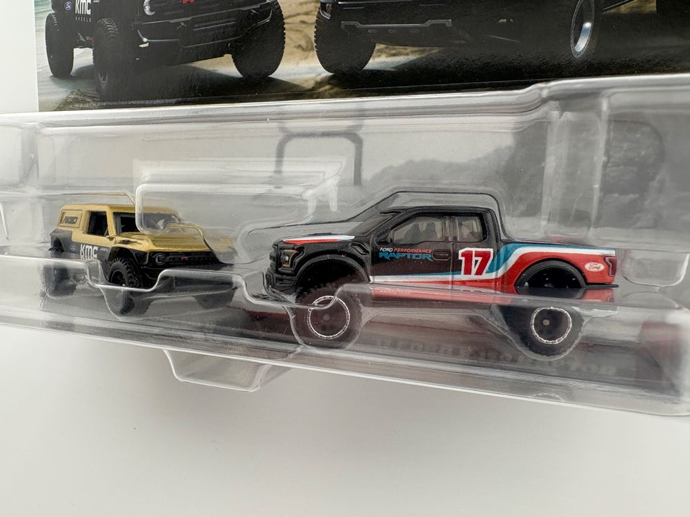Hot Wheels Premium Pack Ford Bronco R Ford F Raptor Neu Und