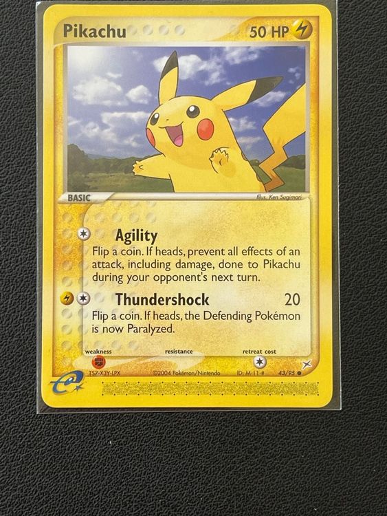 2004 Pikachu 43 95 Ex Team Aqua V Team Magma NM Mint Ab 1 Kaufen