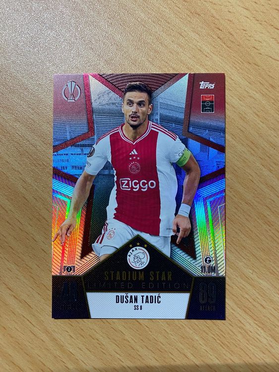 Topps Match Attax Limited Edition Dusan Tadic Acheter Sur Ricardo