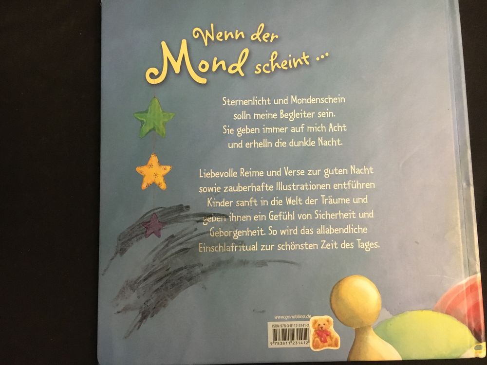 Buch WENN DER MOND SCHEINT Reime Und Verse Zur Guten Nacht Kaufen