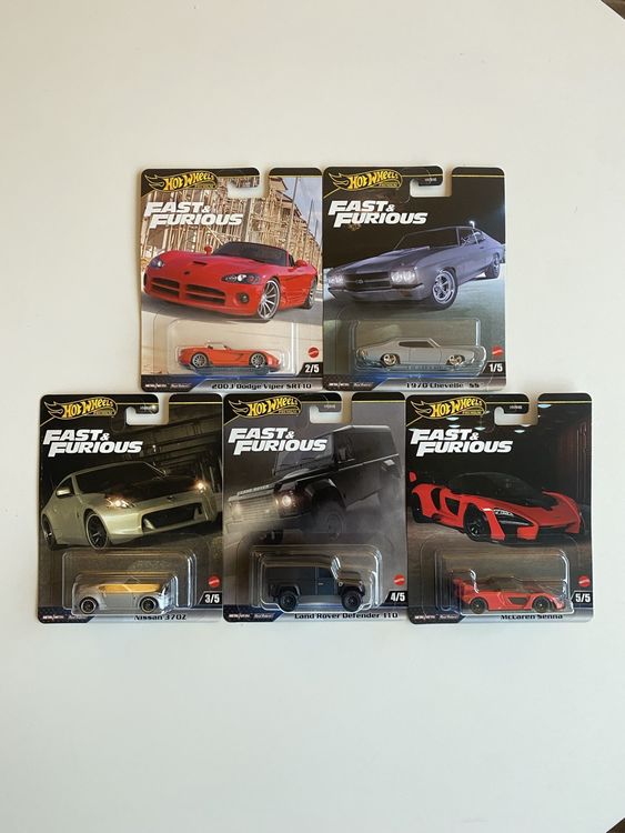 Hot Wheels Premium Fast Furious Set Neu Und Originalverpackt In