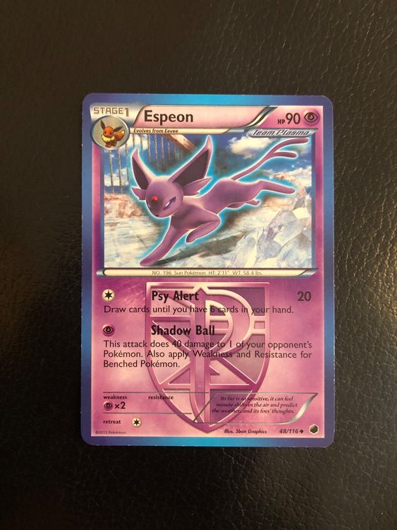 B W Plasma Freeze Espeon Ab Kaufen Auf Ricardo