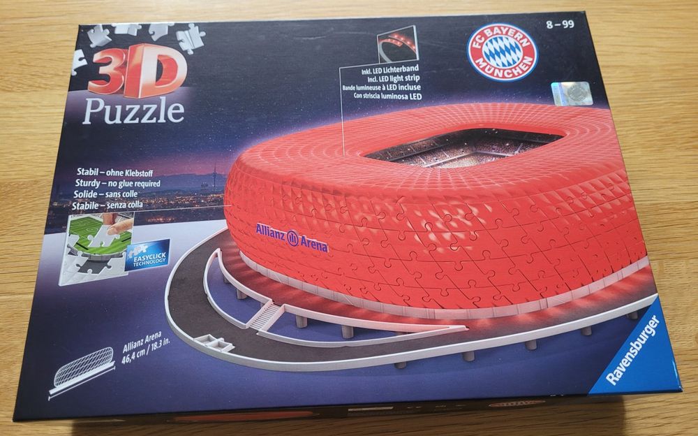 3D Puzzle Alianz Arena FC Bayern München Kaufen auf Ricardo