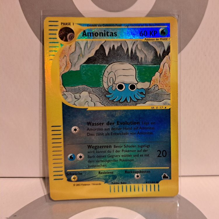 AMONITAS REVERSE HOLO SKYRIDGE POKEMON KARTE 2003 Kaufen Auf Ricardo