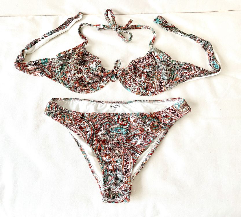 Calzedonia Paisley Bikini Set Size S NEW Neu gemäss Beschreibung