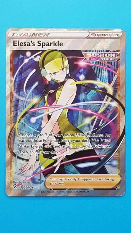 Elesas Sparkle Full Art Trainer Fusion Strike En Kaufen Auf