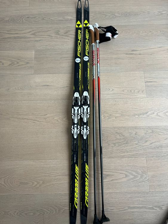 Fischer Skating Ski Langlauf Ski Set Kaufen Auf Ricardo